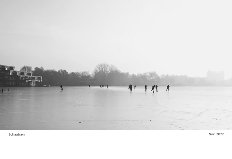 Een fotokalender met een strakke, stedelijke uitstraling