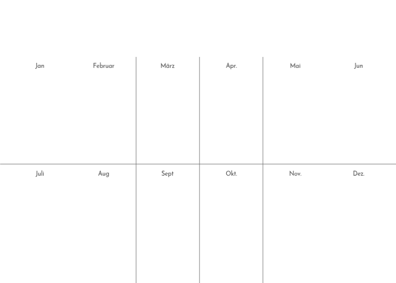 Ein Fotokalender mit klarem, urbanem Charakter