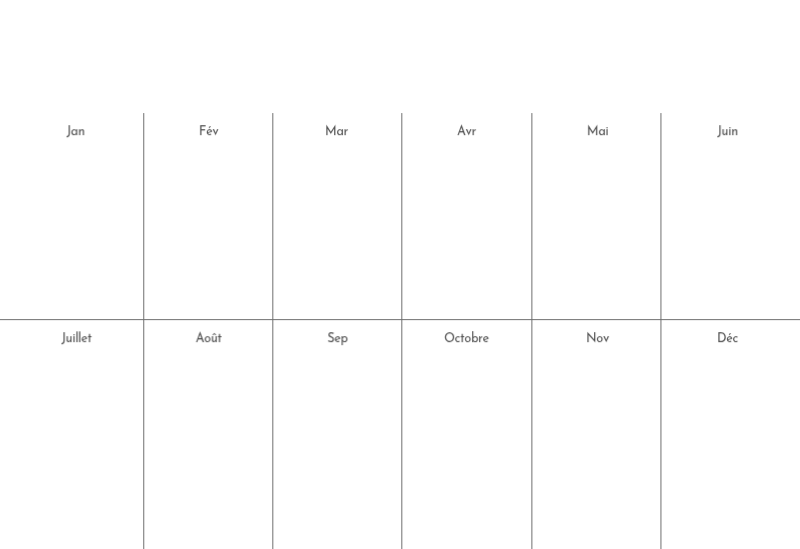 Un calendrier photo à l'allure urbaine et épurée