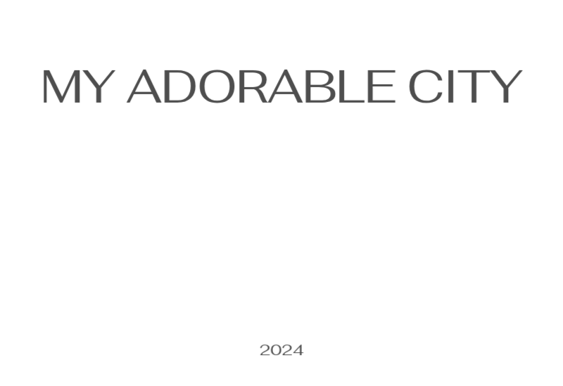 A photo calendar with a clean, urban feel