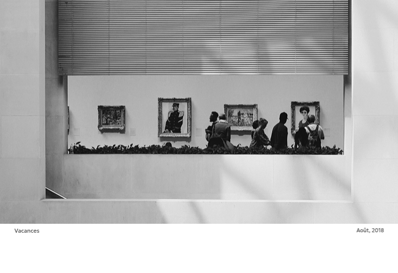 Un calendrier photo à l'allure urbaine et épurée