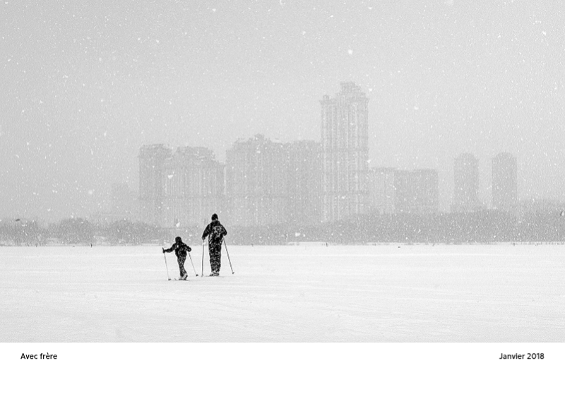 Un calendrier photo à l'allure urbaine et épurée