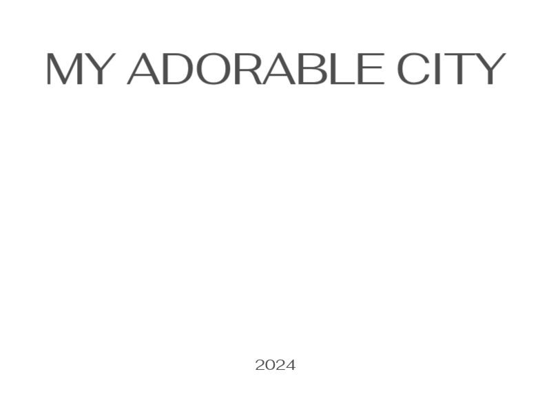 A photo calendar with a clean, urban feel