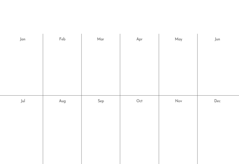 A photo calendar with a clean, urban feel