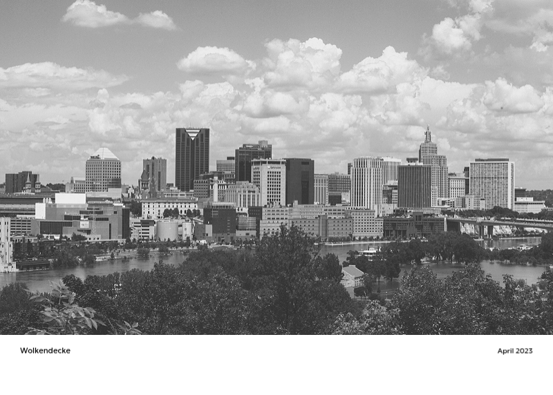 Ein Fotokalender mit klarem, urbanem Charakter