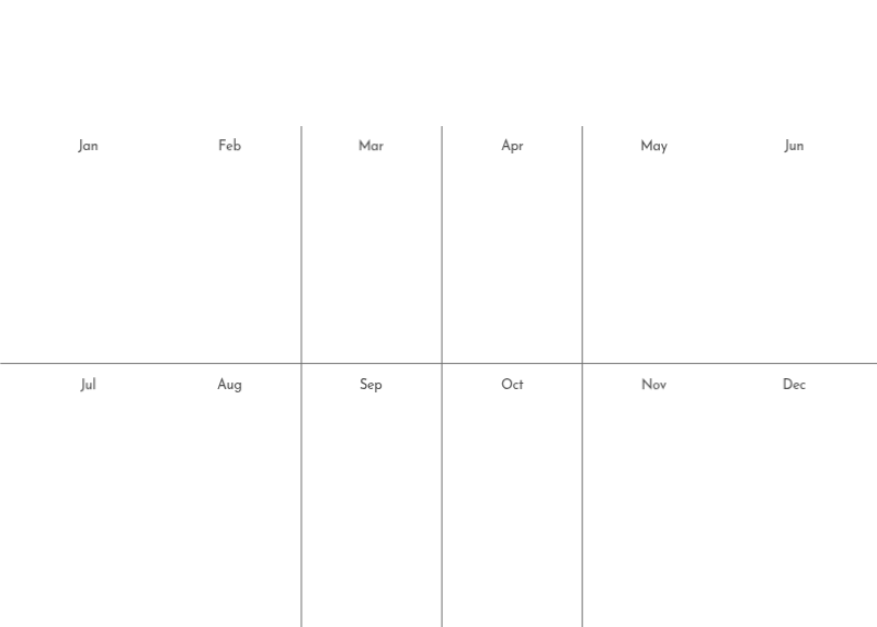 A photo calendar with a clean, urban feel