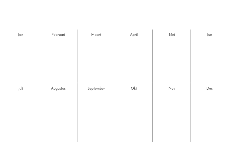 Een fotokalender met een strakke, stedelijke uitstraling