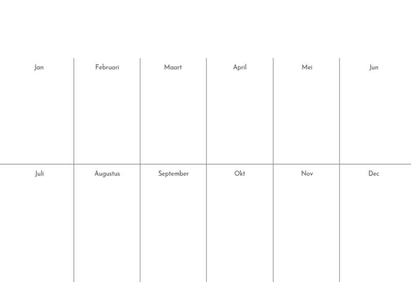 Een fotokalender met een strakke, stedelijke uitstraling