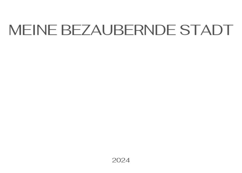 Ein Fotokalender mit klarem, urbanem Charakter