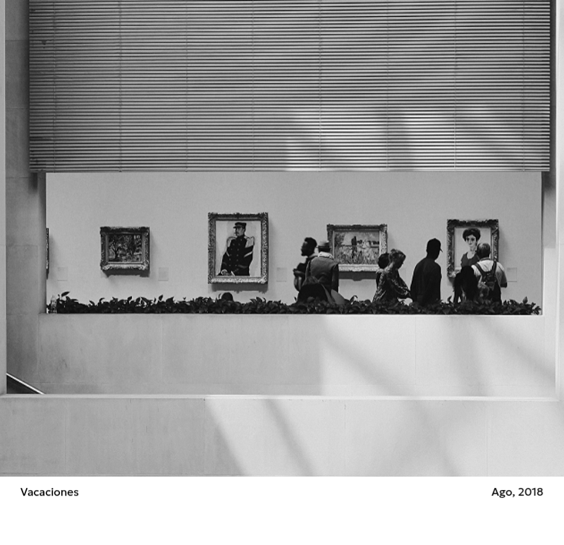 Un calendario fotográfico con un toque limpio y urbano