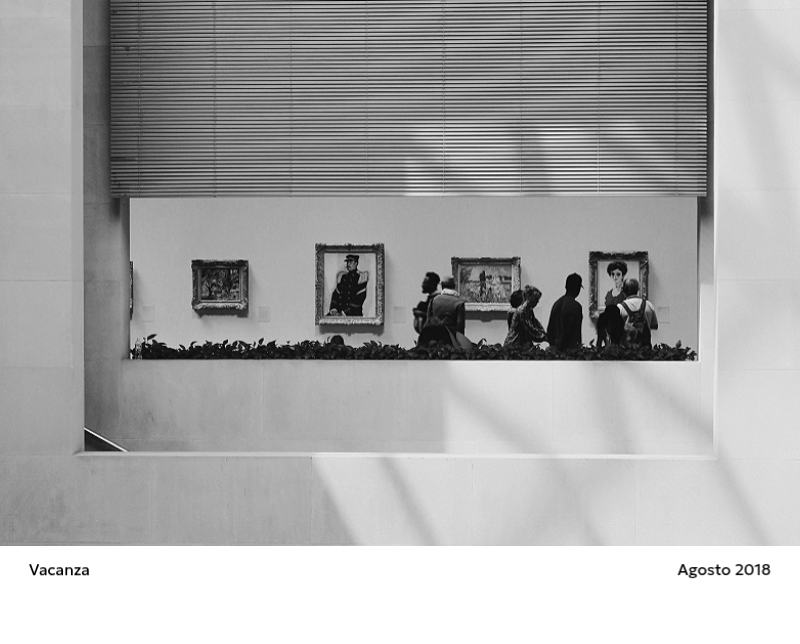 Un calendario fotografico dall'atmosfera pulita e urbana