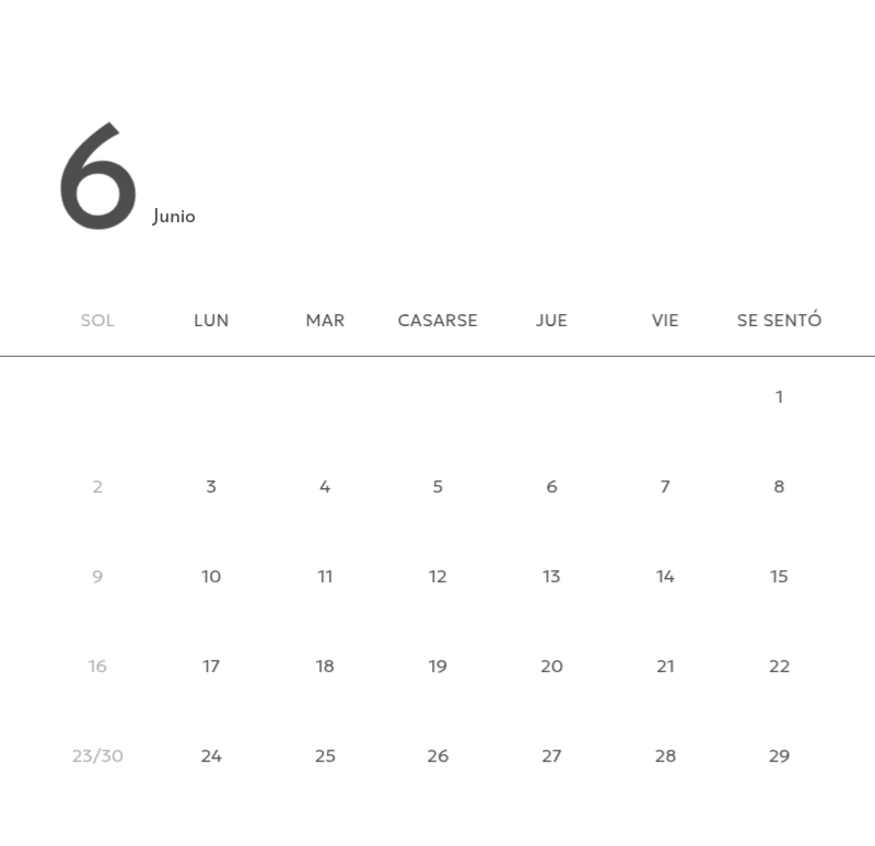 Un calendario fotográfico con un toque limpio y urbano