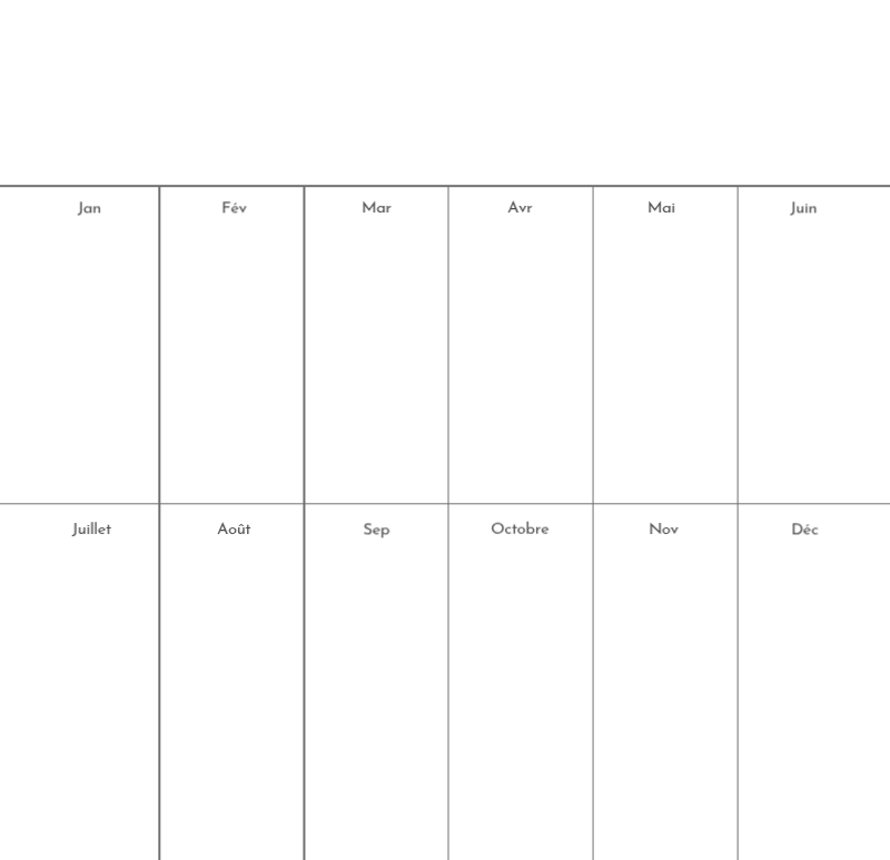 Un calendrier photo à l'allure urbaine et épurée