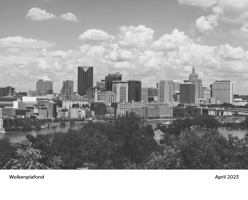 Een fotokalender met een strakke, stedelijke uitstraling