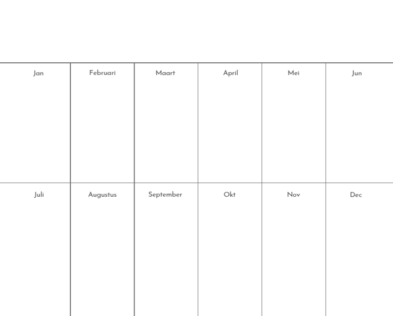 Een fotokalender met een strakke, stedelijke uitstraling