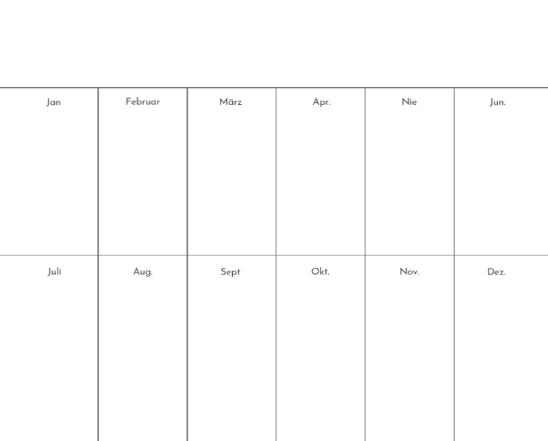 Ein Fotokalender mit klarem, urbanem Charakter