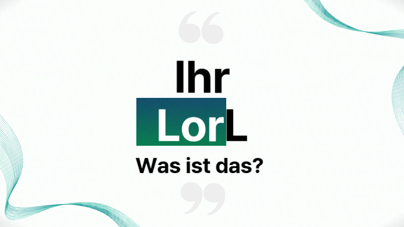 Eine moderne Präsentation Firmenprofil in grün auf weiß