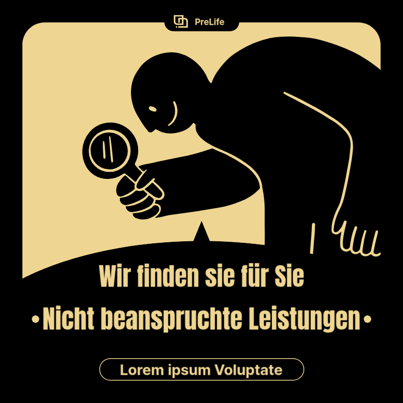 Pop-Art-Versicherungsverkaufsgespräch in Schwarz und Beige