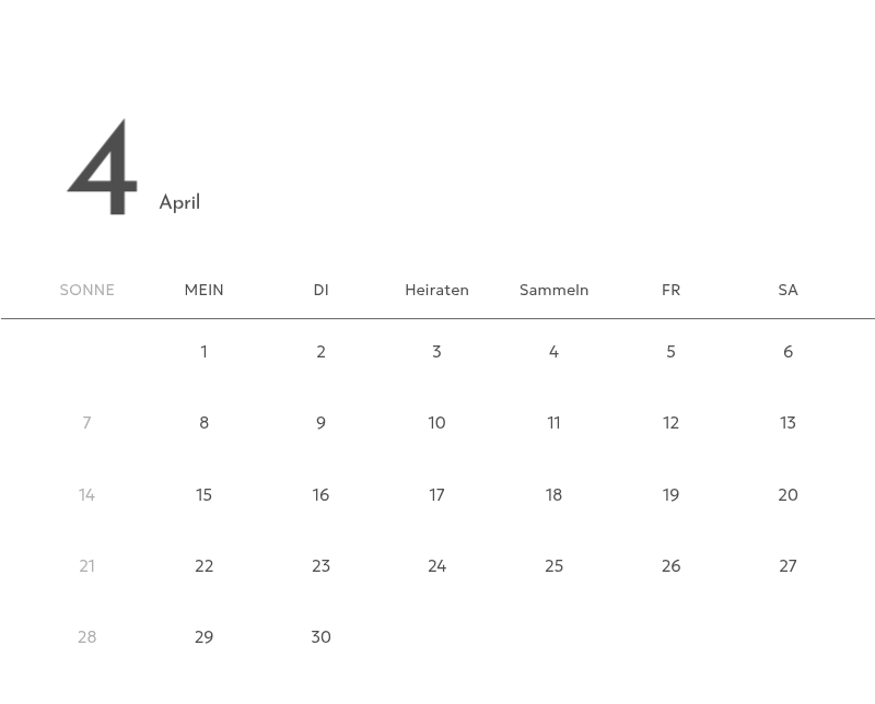 Ein Fotokalender mit klarem, urbanem Charakter