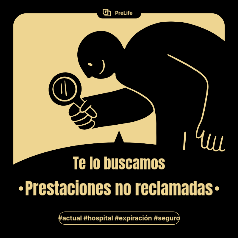 Anuncio de venta de seguros pop art en negro y beige