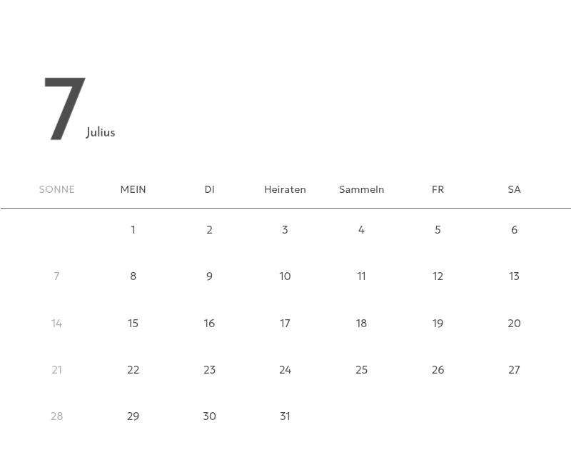 Ein Fotokalender mit klarem, urbanem Charakter