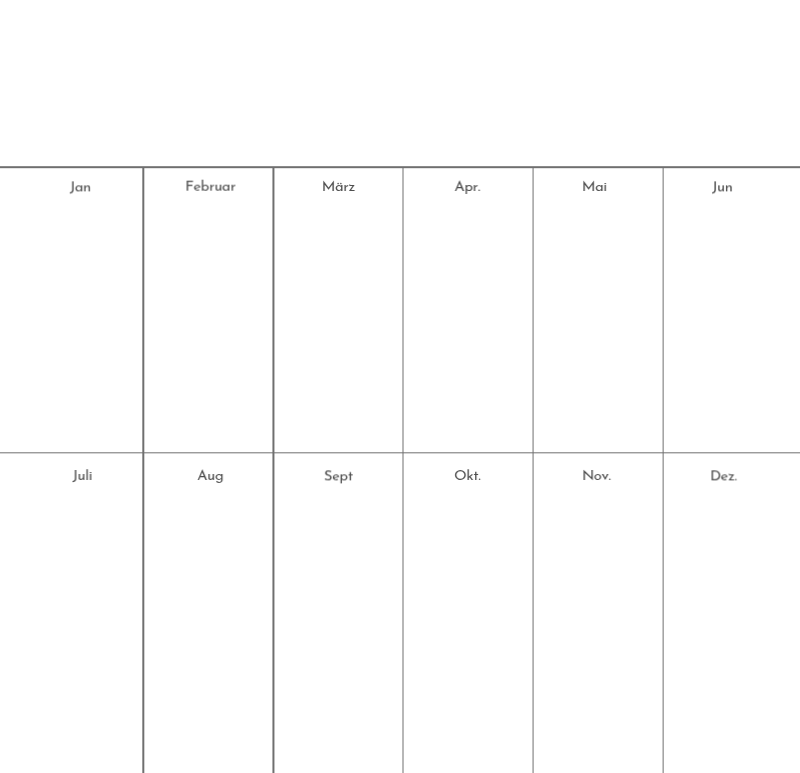 Ein Fotokalender mit klarem, urbanem Charakter