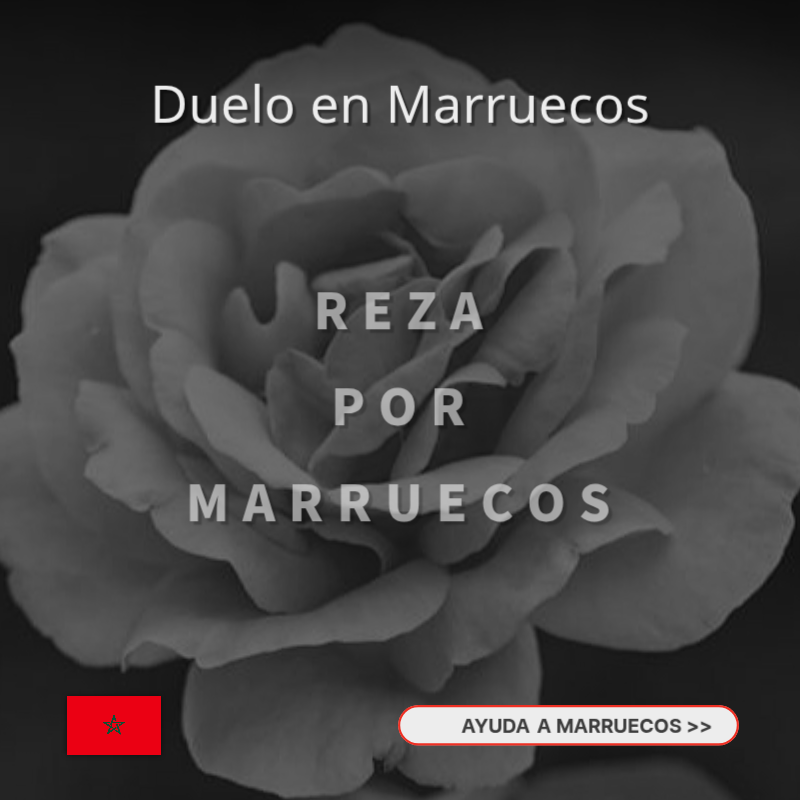 Recaudación de fondos y homenajes a las víctimas del terremoto de Marruecos en negro y rojo básicos.