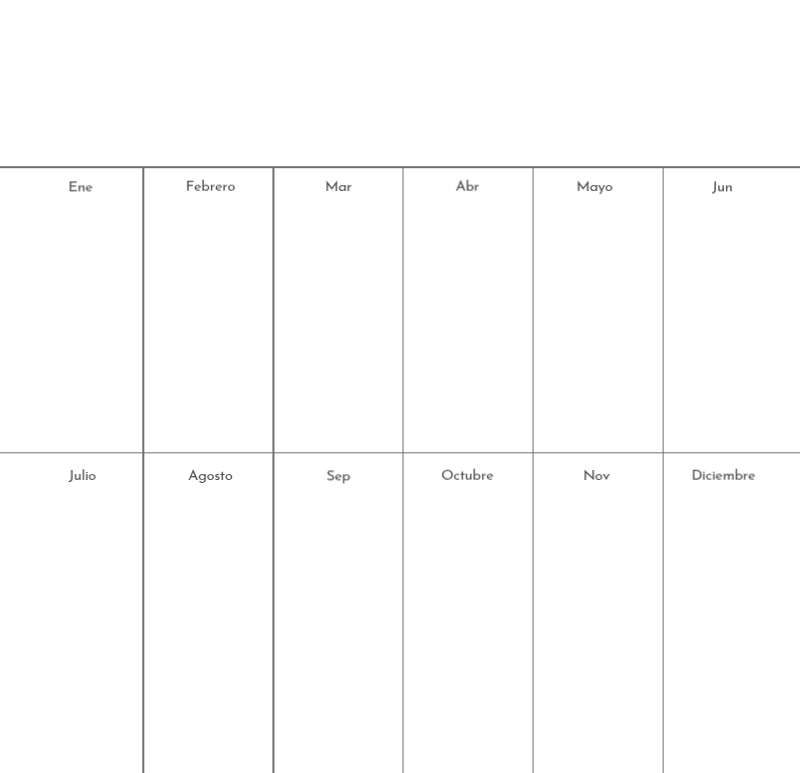 Un calendario fotográfico con un toque limpio y urbano