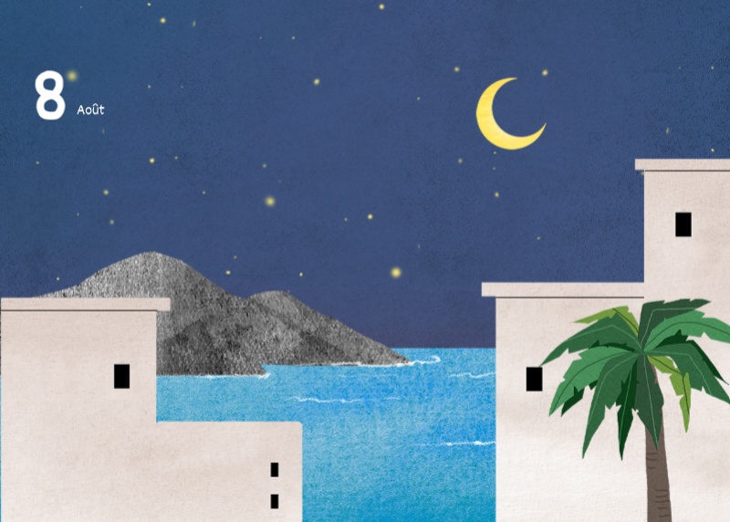 Calendriers mignons avec des illustrations câlines