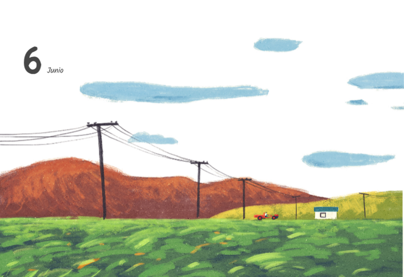 Simpáticos calendarios con adorables ilustraciones