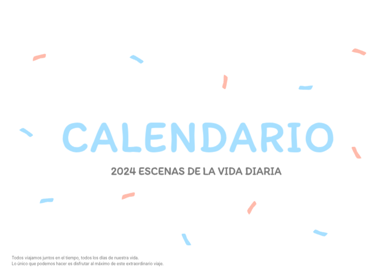 Simpáticos calendarios con adorables ilustraciones