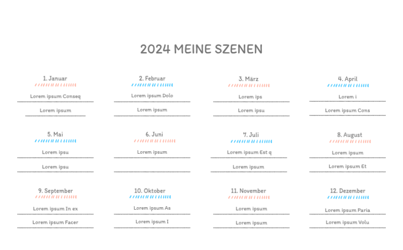 Niedliche Kalender mit knuffigen Illustrationen