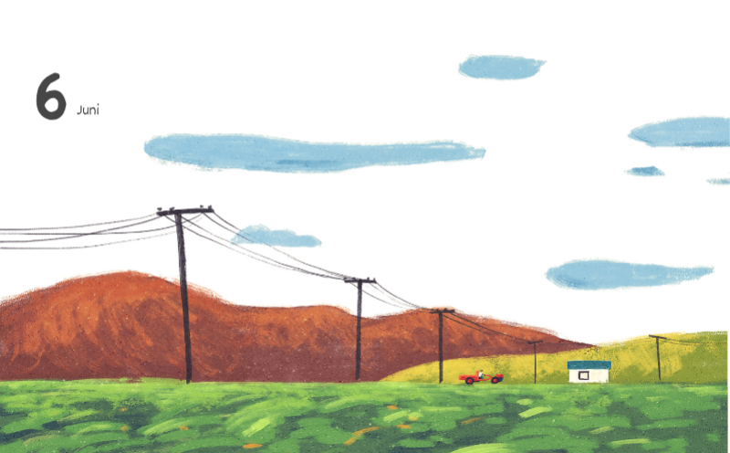 Niedliche Kalender mit knuffigen Illustrationen