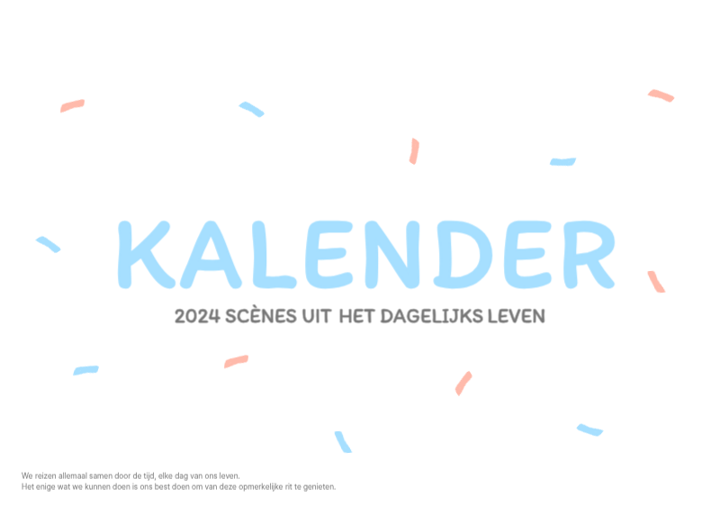 Schattige kalenders met schattige illustraties