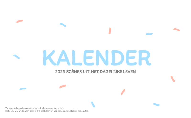 Schattige kalenders met schattige illustraties