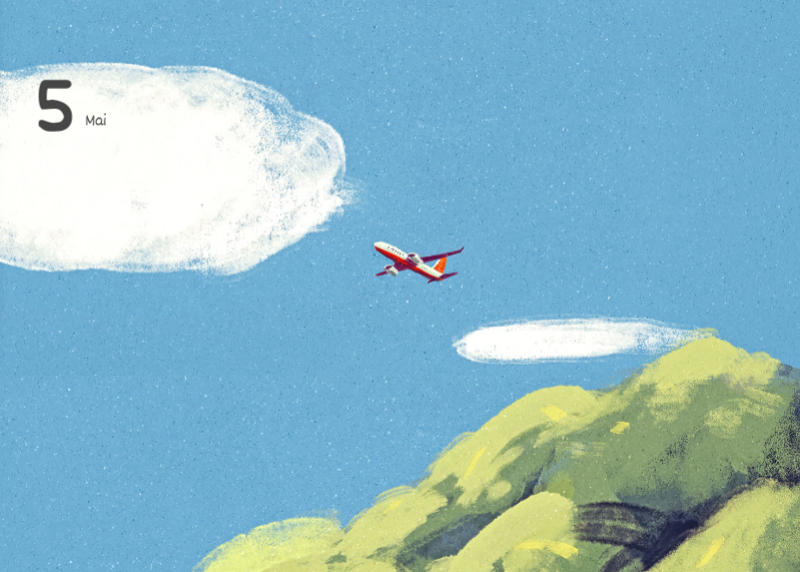 Calendriers mignons avec des illustrations câlines