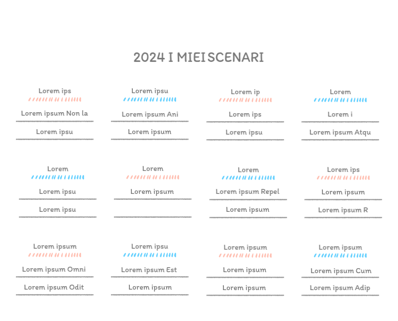 Simpatici calendari con illustrazioni di peluche