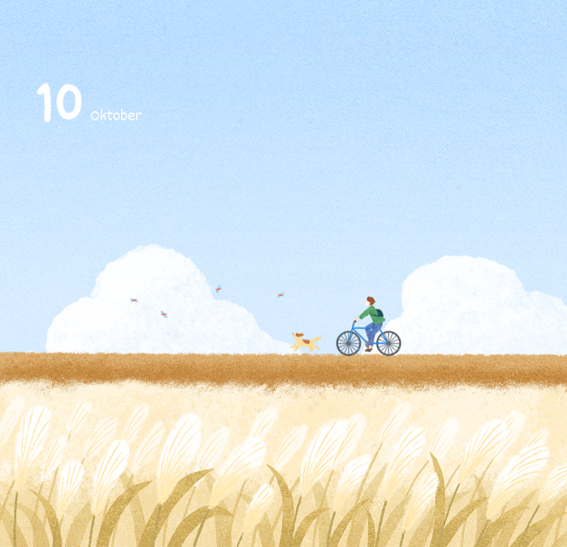 Niedliche Kalender mit knuffigen Illustrationen