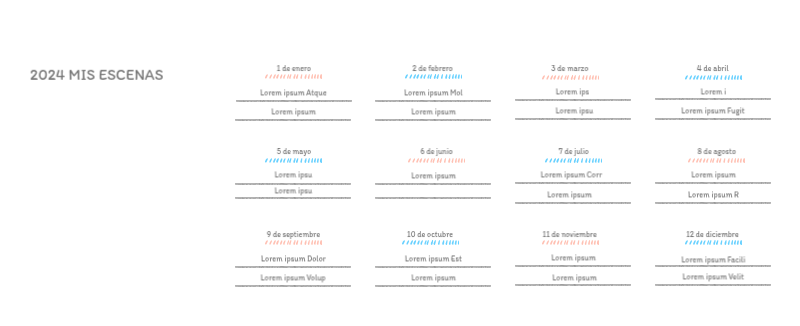 Simpáticos calendarios con adorables ilustraciones