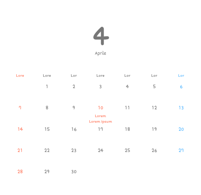 Simpatici calendari con illustrazioni di peluche