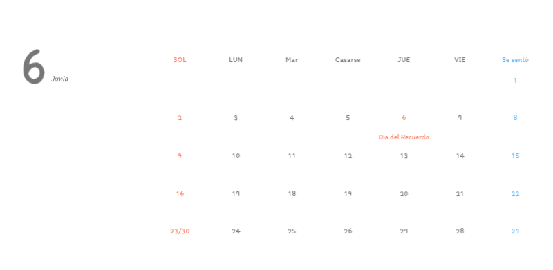 Simpáticos calendarios con adorables ilustraciones