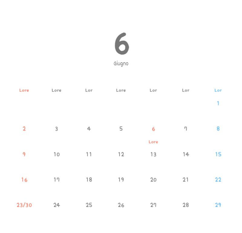 Simpatici calendari con illustrazioni di peluche