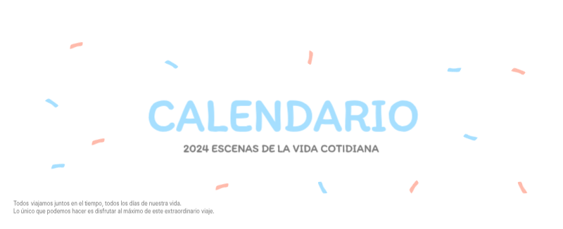 Simpáticos calendarios con adorables ilustraciones