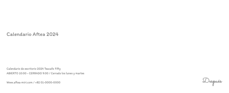 Simpáticos calendarios con adorables ilustraciones