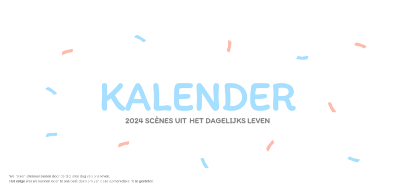 Schattige kalenders met schattige illustraties