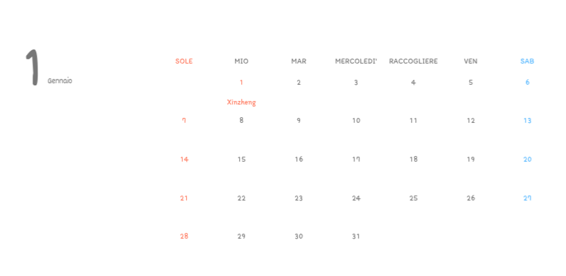 Simpatici calendari con illustrazioni di peluche