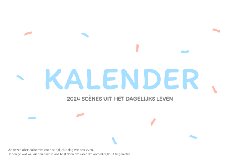 Schattige kalenders met schattige illustraties