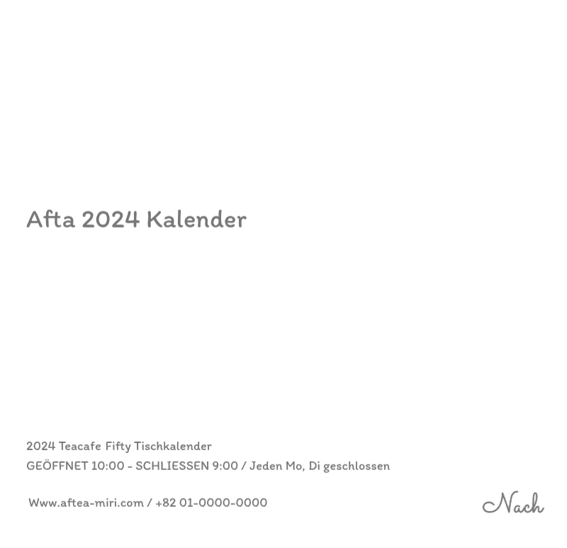 Niedliche Kalender mit knuffigen Illustrationen