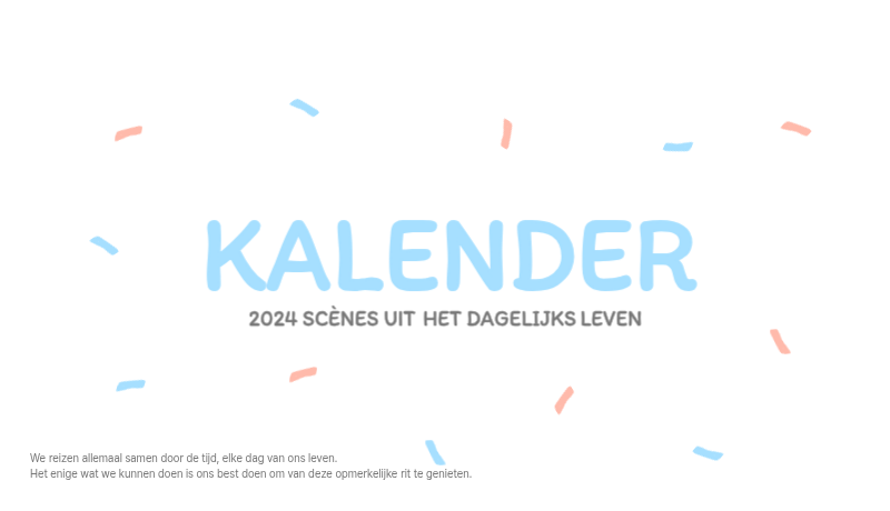 Schattige kalenders met schattige illustraties