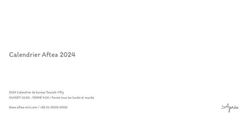 Calendriers mignons avec des illustrations câlines